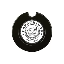 Round License Disc With Sticker - Black